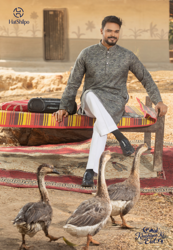 Digital Print 100% Cotton Panjabi