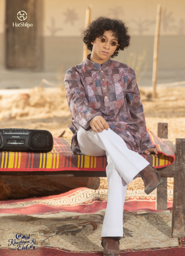 Digital Print 100% Cotton Panjabi