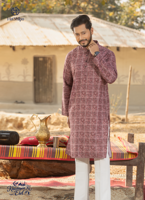 Digital Print 100% Cotton Panjabi