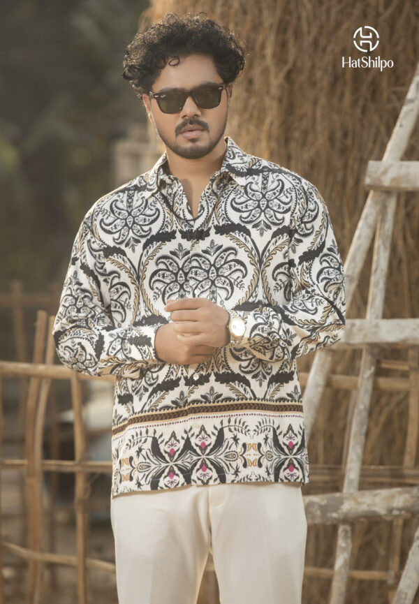 Print Long Sleeve Shirt