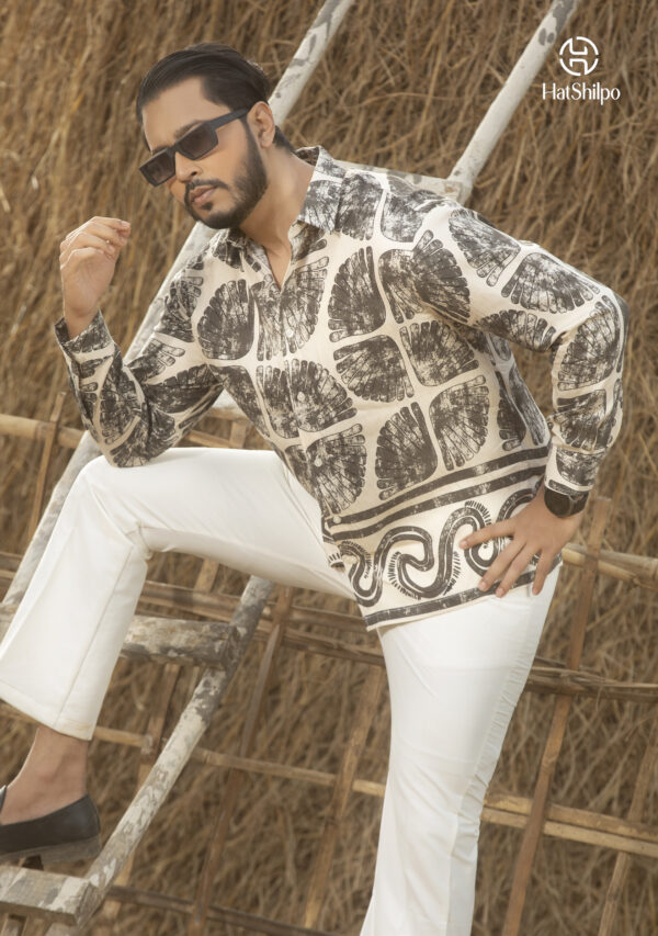 Print Long Sleeve Shirt